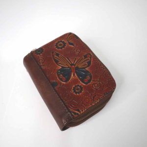 Billetera dama cuero mini