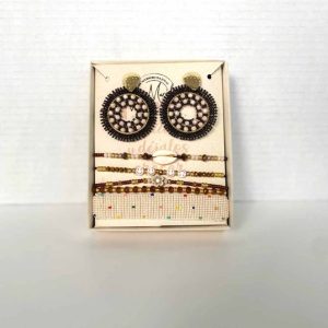 Combo 4 Arete pulcera cafe beige