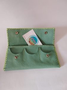 Billetera de 5 compartimientos con monedero